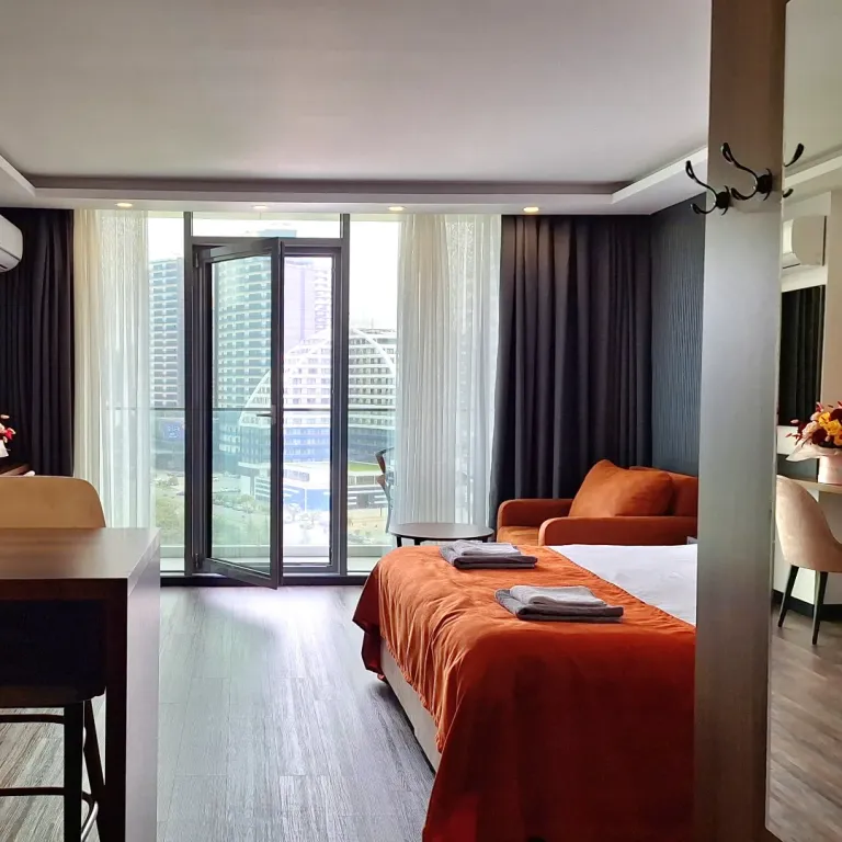 Квартира Квартира Апартамент Batumi view, первая линия, с видом на море — Батуми