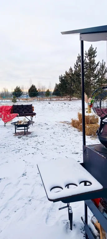 БарнОтдых с купелью, рядом лес и река