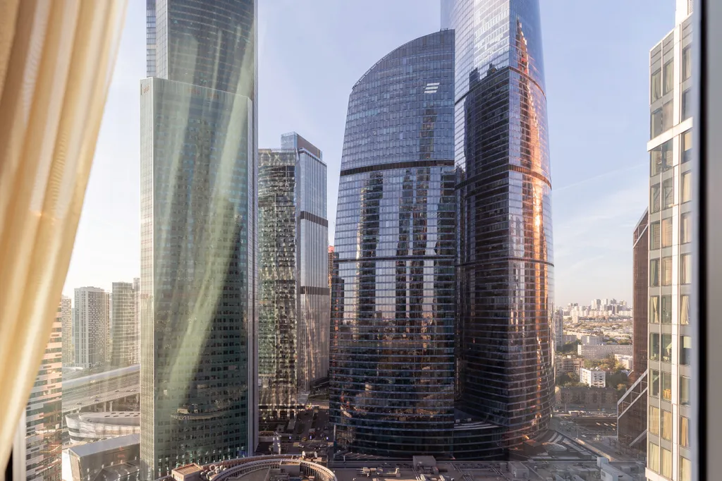 Квартира Квартира Апартамент с фантастическим видом на Сити — Москва
