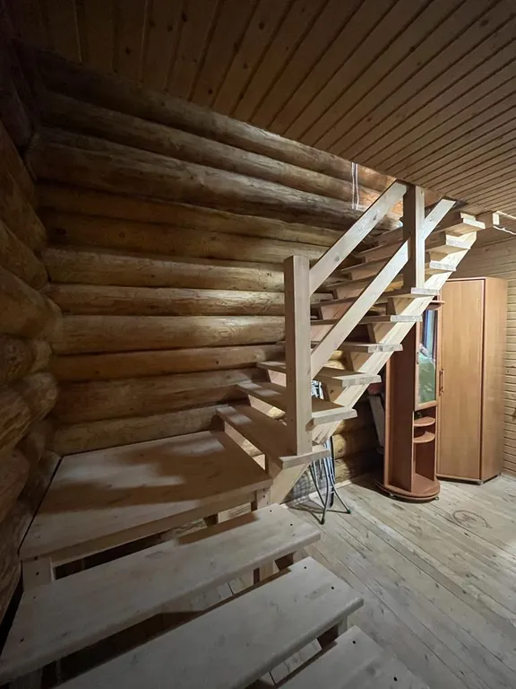 Зимний дом из бревна