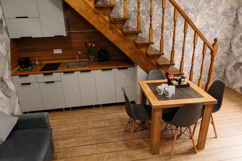 Апартаменты двухуровневые однокомнатные с кухней (апарт 2)