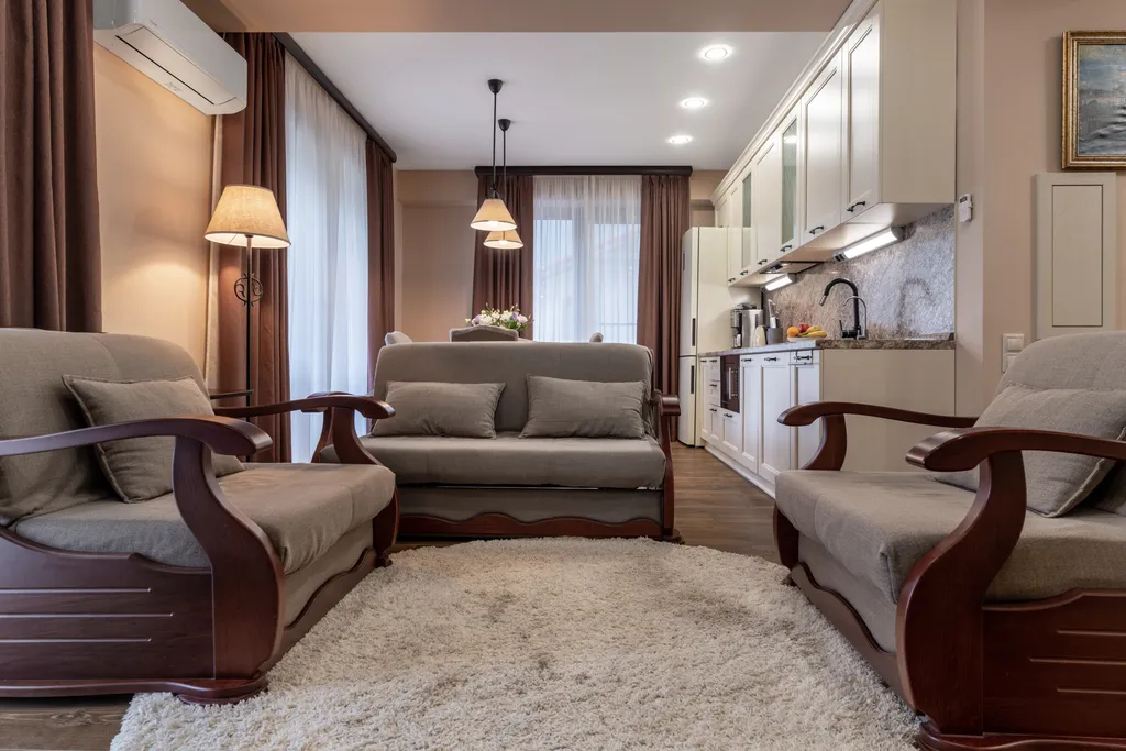 Семейные апартаменты с видом на горы