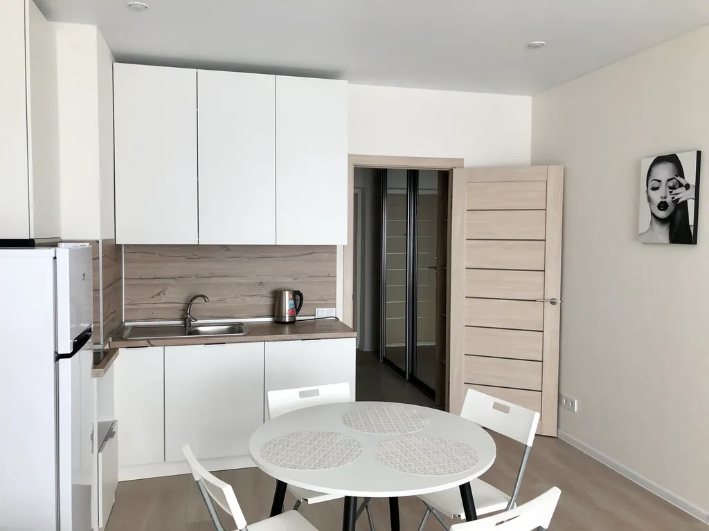 Просторная студия с красивым видом с высоты