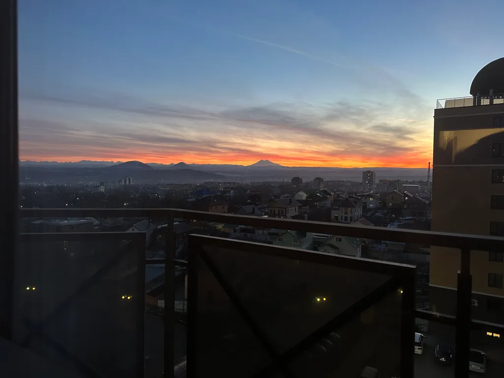 Стильная квартира в новом ЖК с видом на Эльбрус