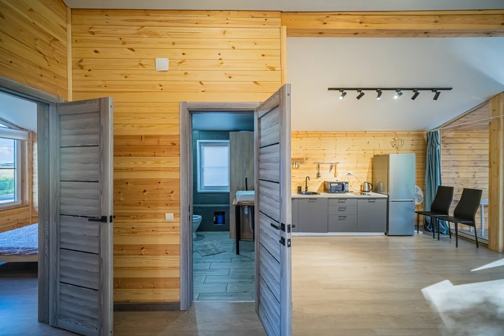 Уютный дом с баней и бассейном ( Барн 3)