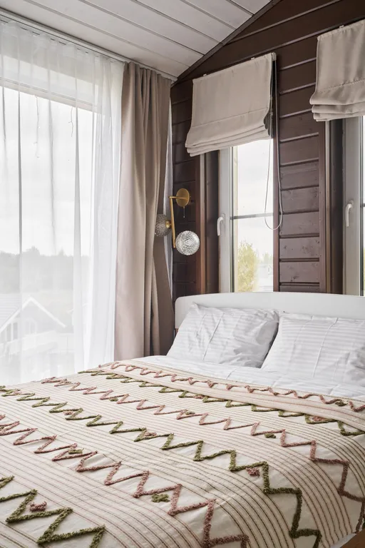 Панорамный дом у озера Сенеж рядом с банным комплексом