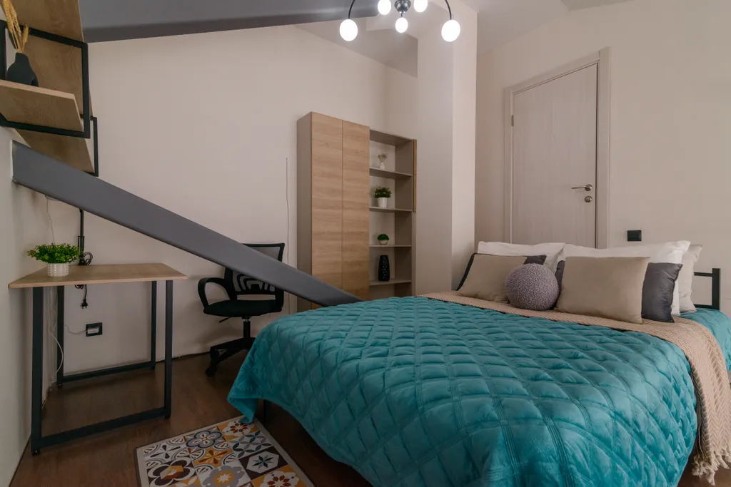 Квартира Квартира Двухуровневая студия с потолками в полный рост от FolkFort — Москва