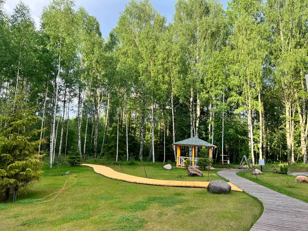 Уютный дом в лесном массиве недалеко от реки