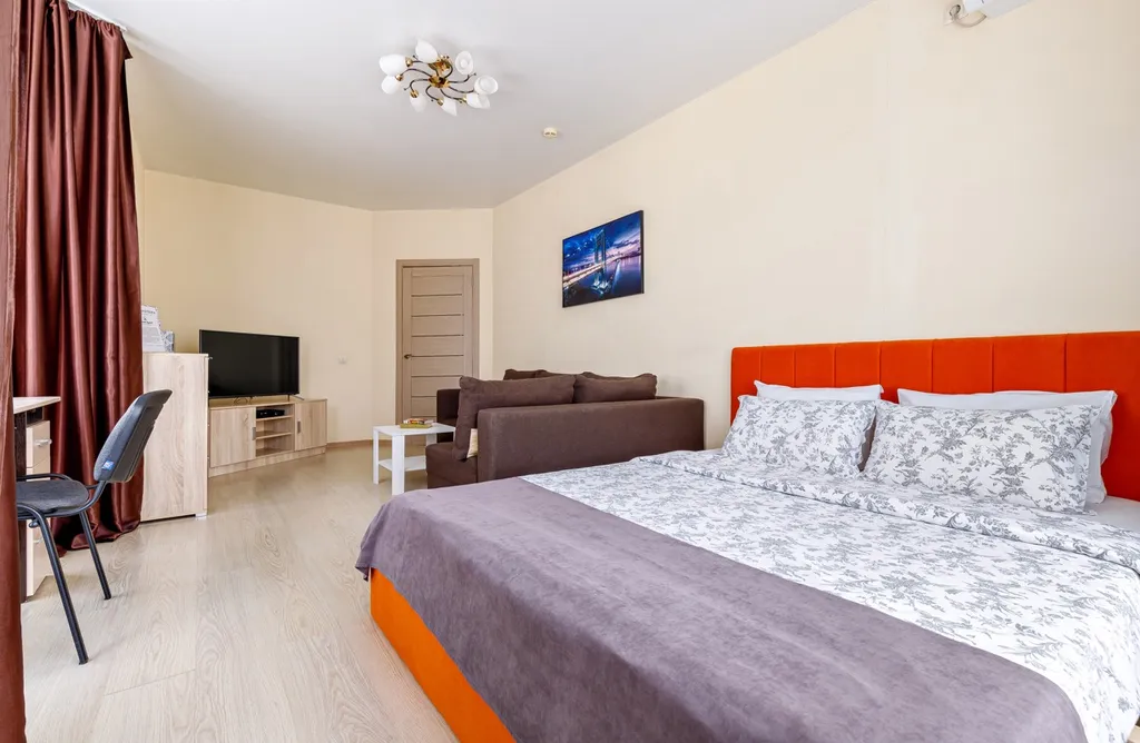 Квартира Квартира Вид с 70 метров, который сведёт с ума, панорамный балкон, 24/7 — Краснодар