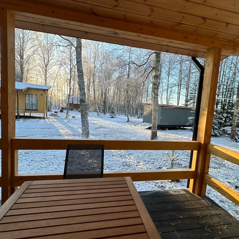 Коттедж Домик с панорамной ванной на озере Вуокса — Беличье