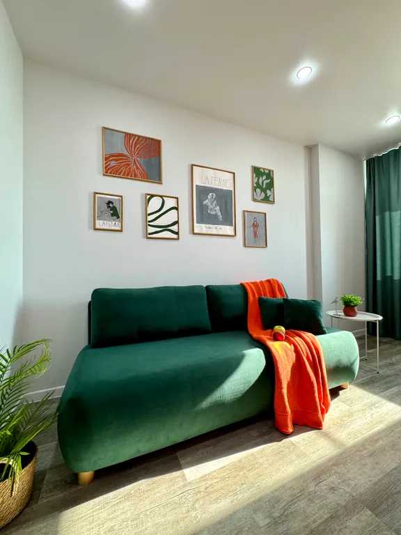 Скандинавская квартира с панорамным видом на город