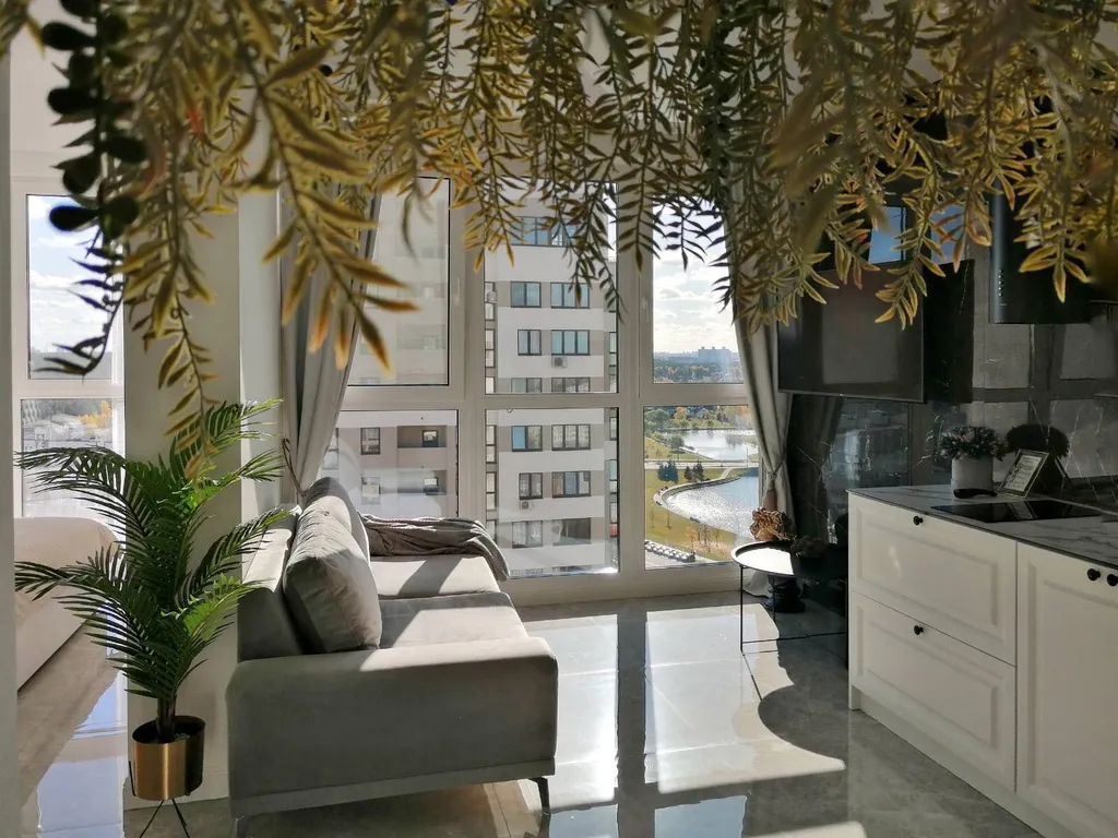 Квартира Квартира VIP Апартамент с видом на озеро — Минск
