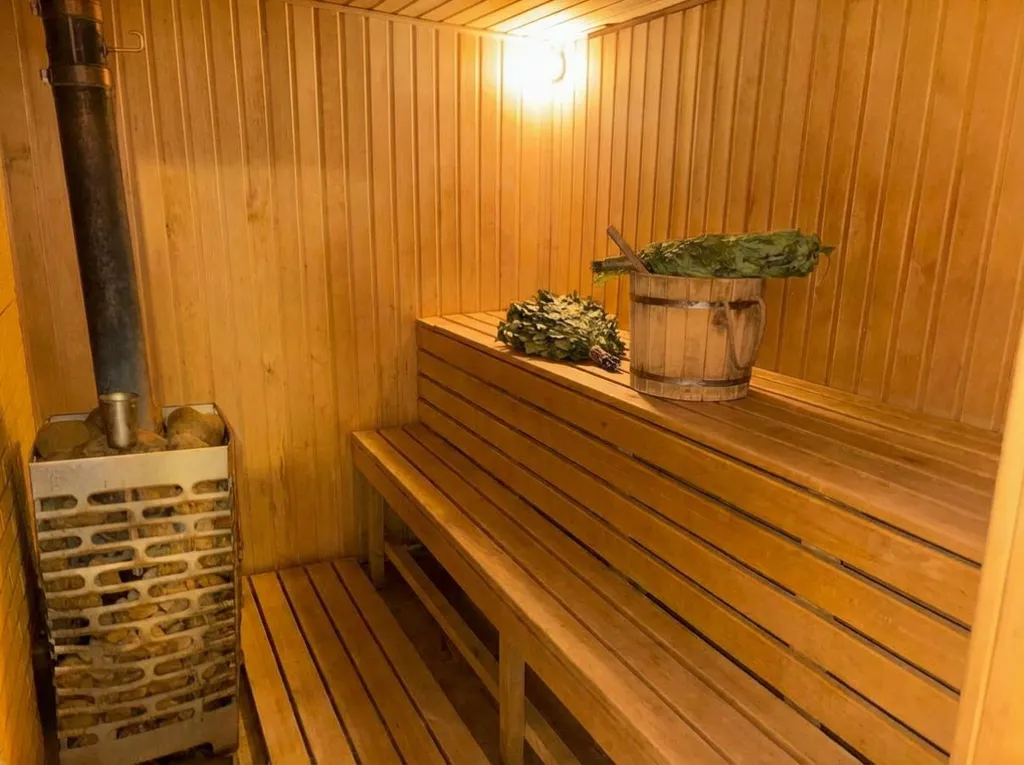 Шале дровяная баня и чан в подарок