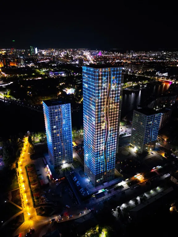 Апартаменты с шикарным панорамным видом на 39 этаже