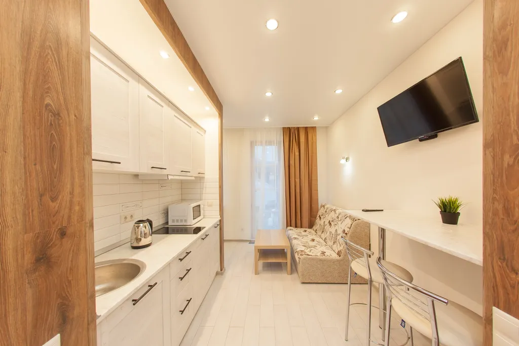 Квартира-студия с евроремонтом — аренда посуточно в Красногорск