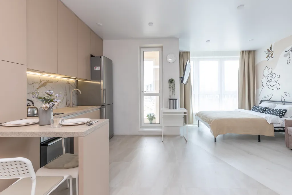 Уютная студия в Minsk World