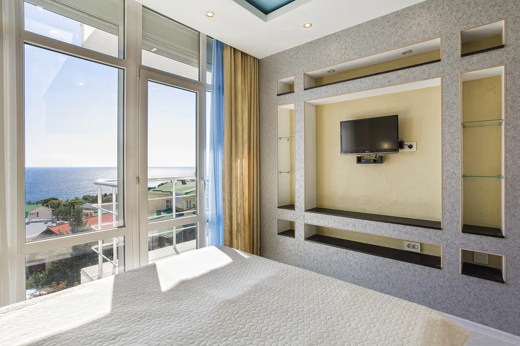 Квартира - студия с балконом у моря