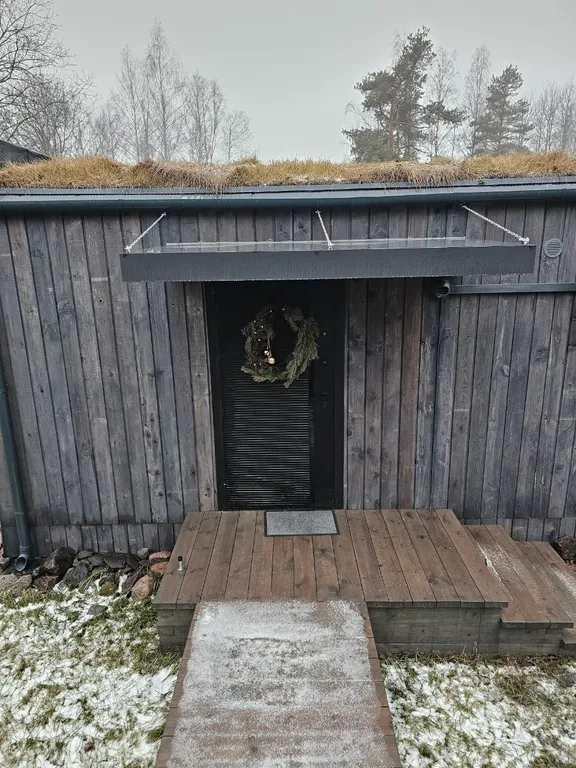 Коттедж Вилла Yksi c видом на озеро и зоной барбекю — Приозерск