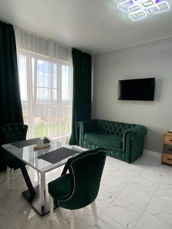 Коттедж Deluxe апартаменты с бассейном и видом на море — Сириус