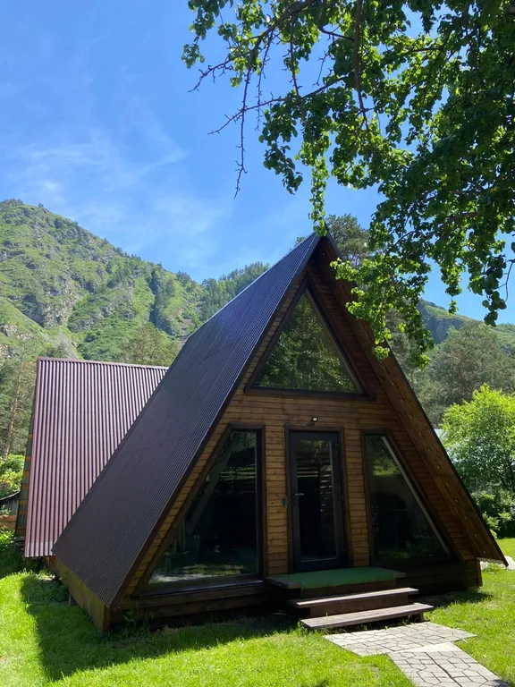 Коттедж A-frame дом — аренда посуточно в Чемал