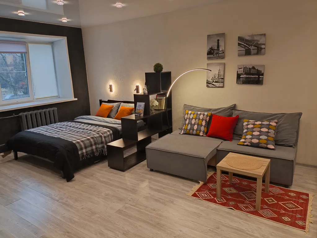 Квартира Студия у аллеи славы, 2 кровати — аренда посуточно в Рыбинск