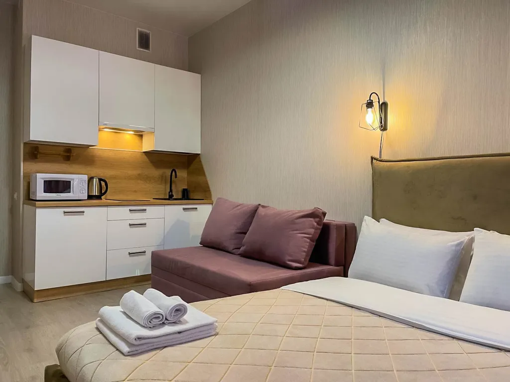 Квартира Квартира студия метро звездная, до 4х человек — Санкт-Петербург