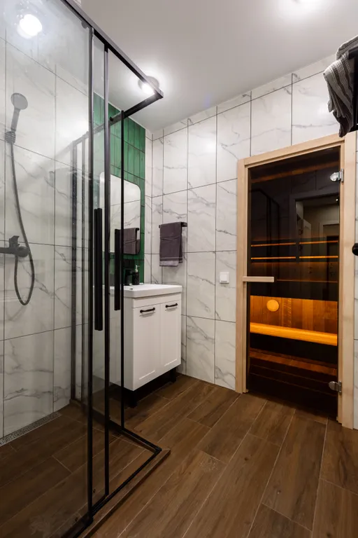 Часть дома с сауной рядом с петергофом