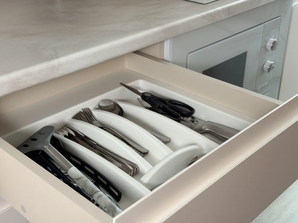 Яркая студия с видом на море