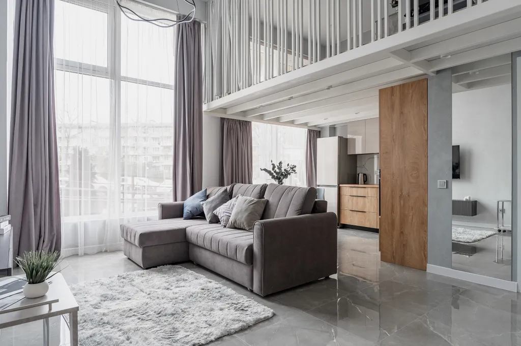 Двухуровневая квартира у реки