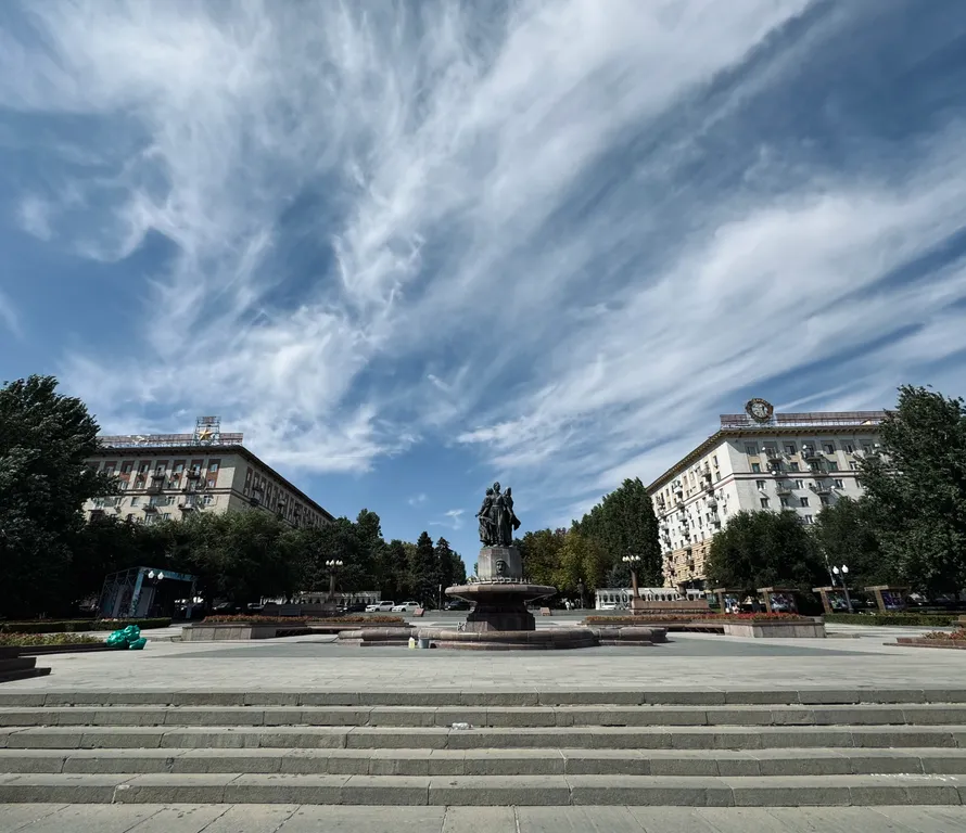 Квартира в центре с видом на Волгу