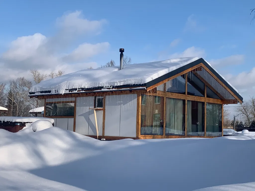 Коттедж Дом с баней в глемпинге Байкал — Павловский Посад