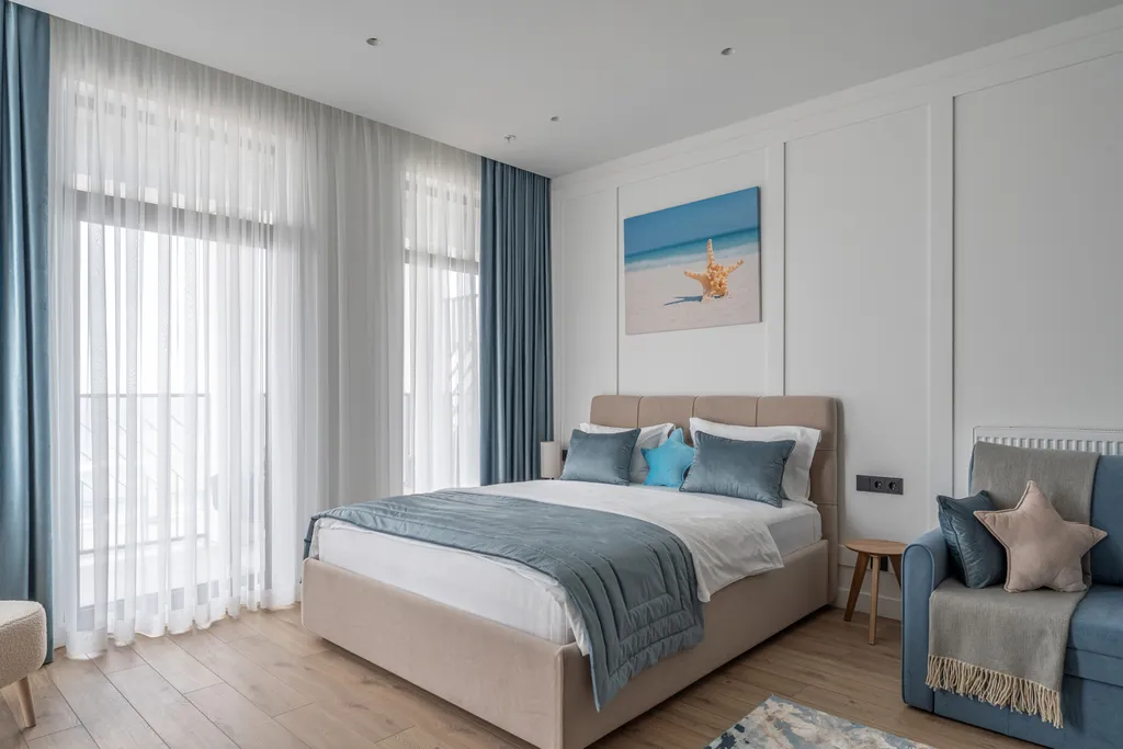 Морская волна с панорамным видом на море