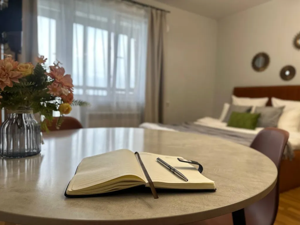 Дизайнерская студия с прекрасным видом на центр города