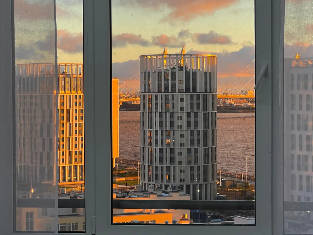 Уютная студия с видом на залив
