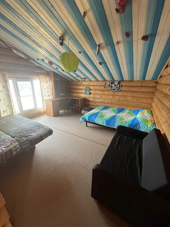 Срубовой дом с большим бассейном и шикарным видом на Жигулевские горы