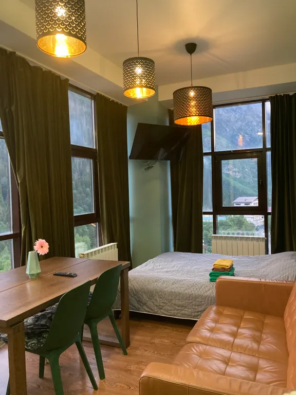 Апартаменты в самом центре Домбая в 2 минутах от канатной дороги