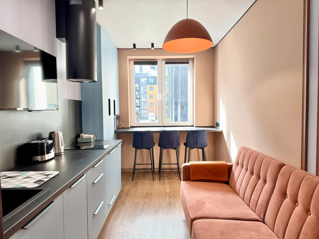 1-комнатные апартаменты АрендаСервис на Прибрежной