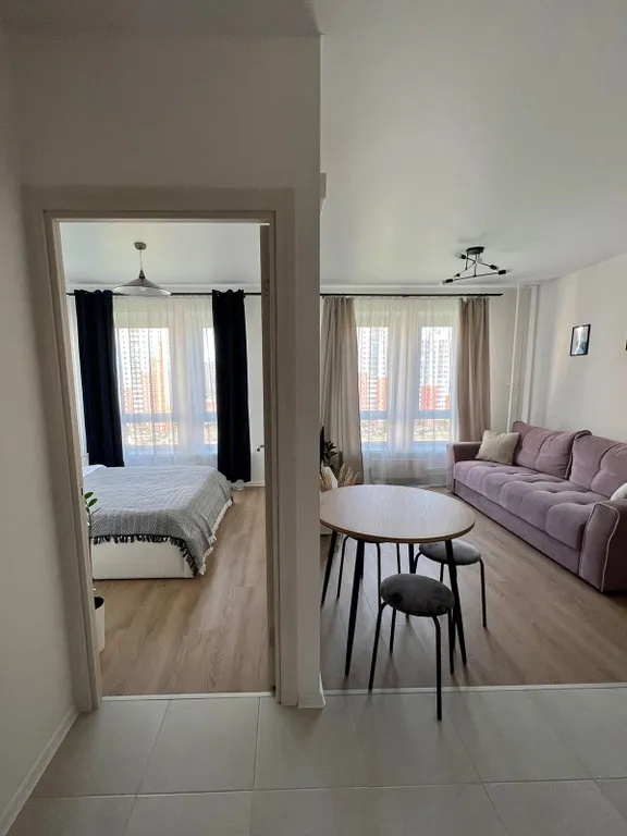 Светлая квартира в ЖК Бутово парк 2