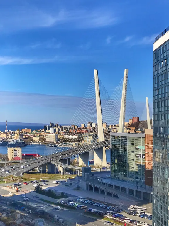 Квартира с невероятным видом из окна на Золотой Мост и бухту Золотой Рог