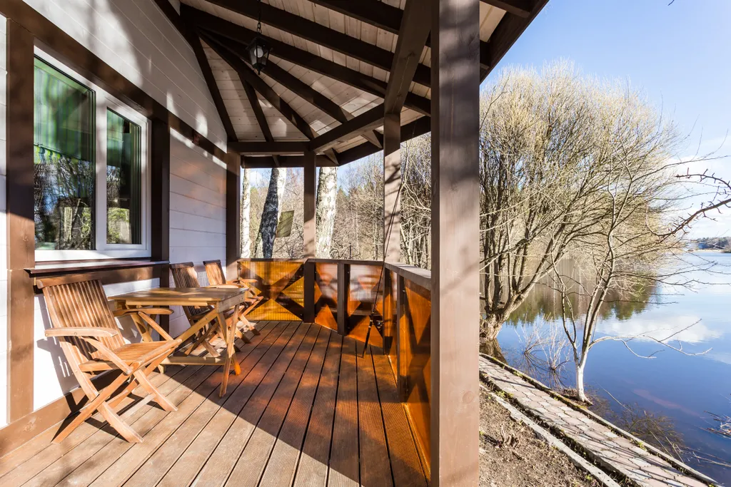 Комфортный дом на острове с видом на Ладожское озеро