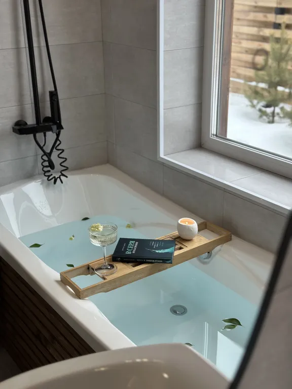 Отдых с банным чаном у леса