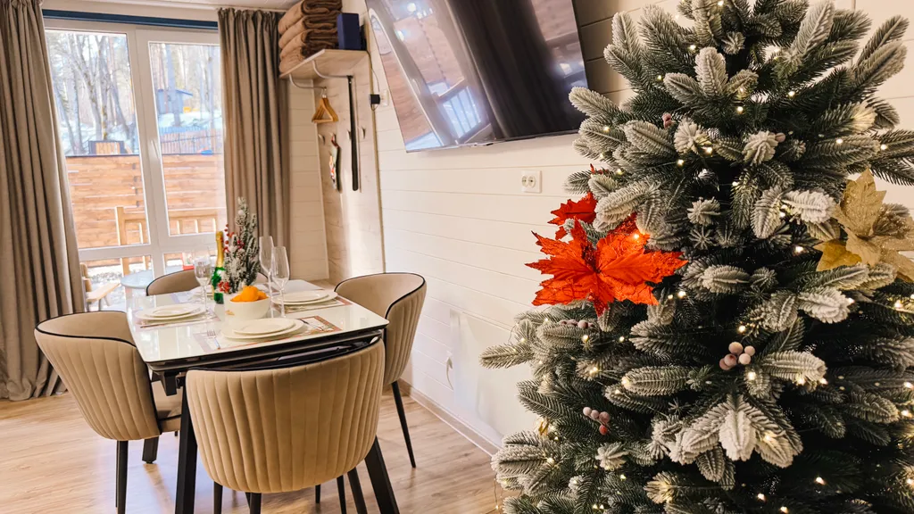 Barnhouse с балконом и видом на горы