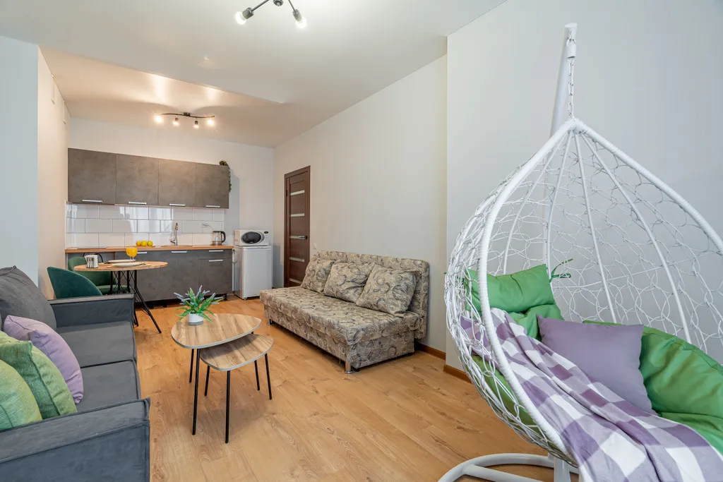 Квартира Квартира Евродвушка с прекрасным видом на город вблизи — Ярославль