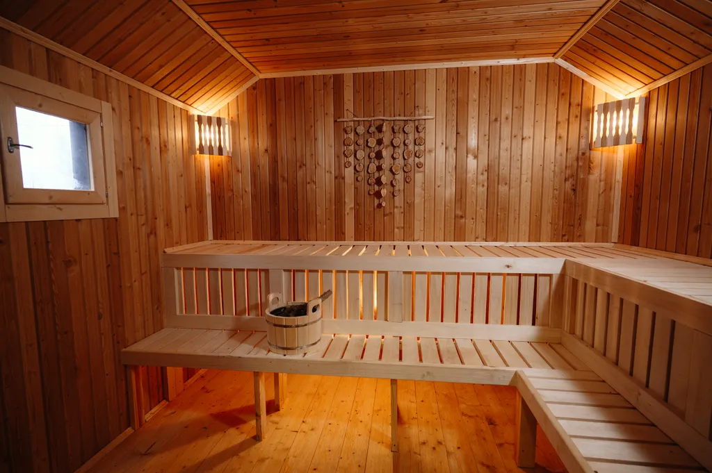 Коттедж Коттедж Уютный Барн-хаус с банным чаном и русской баней — Санкт-Петербург