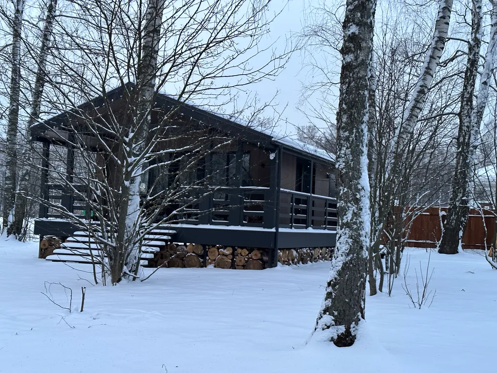 Стильный дом с панорамными окнами