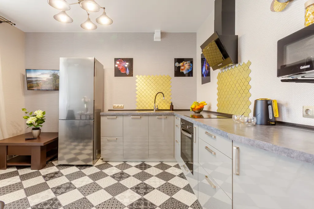 Однокомнатная квартира с видом на Волгу