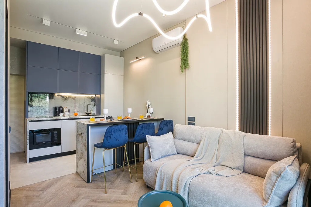 1-комнатная квартира в ЖК Скай плаза у моря