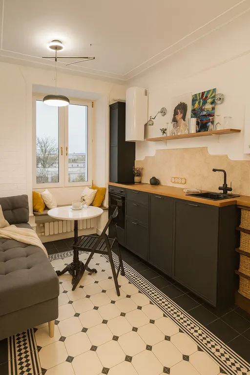 Двухкомнатная квартира в самом центре города