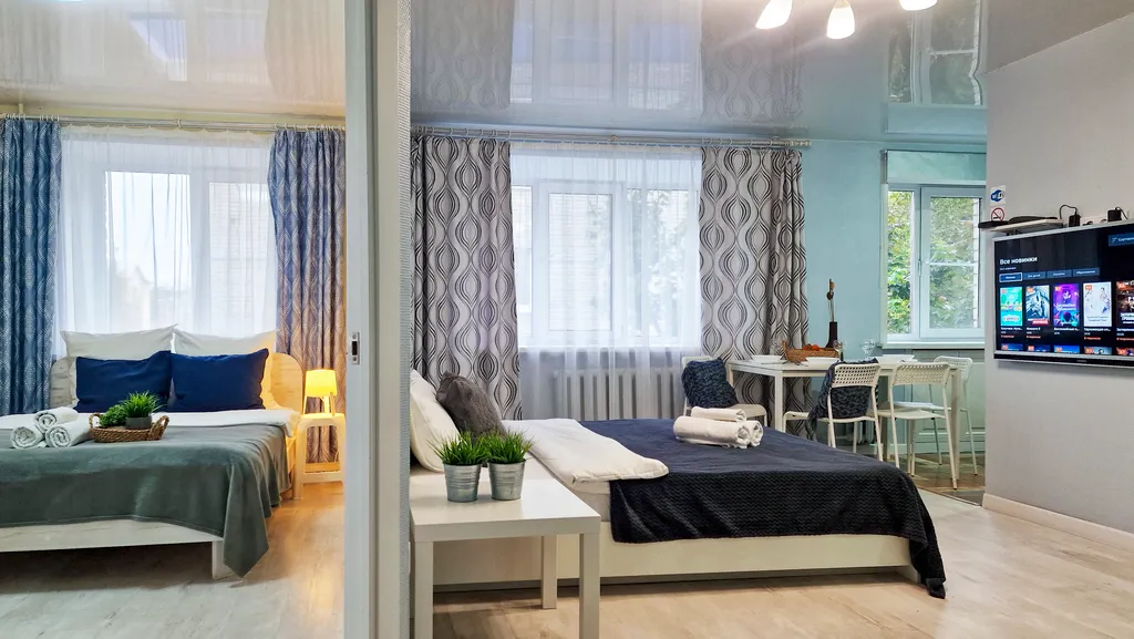 Квартира Просторная двухкомнатная квартира в центре города у Площади Труда — Ярославль