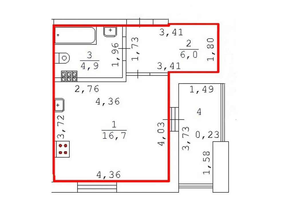 Комфортная квартира на набережной